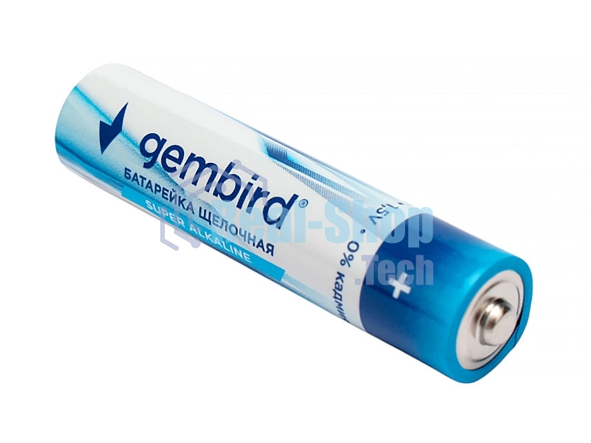 Батарейки щелочные/алкалиновые Gembird Gb-LR03-20B, тип AAA, 20шт, коробка