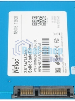 Накопитель SSD Netac N600S, 128Gb, SATA III, 2.5