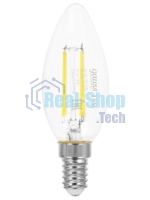 Лампа светодиодная филаментная Gauss Filament 10Вт цок.: E14 свеча св. свеч. бел. теп. (упак.: 10 шт)