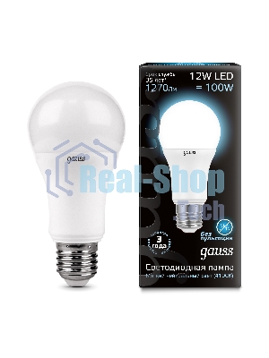 Лампа светодиодная Gauss LD102502212LED A60 globe 12W E27 4100K
