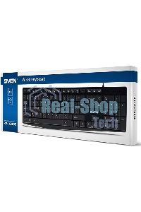 Клавиатура проводная Sven KB-S305 черная USB