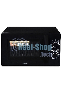 Микроволновая печь Hyundai HYM-M2063 черный, 20 л, 700 Вт, переключатели - поворотный механизм