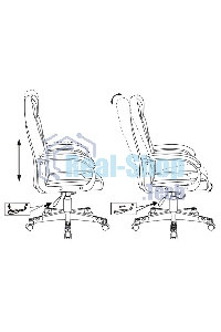 Кресло игровое Zombie GAME 17 черный, текстиль/эко.кожа, крестовина пластик