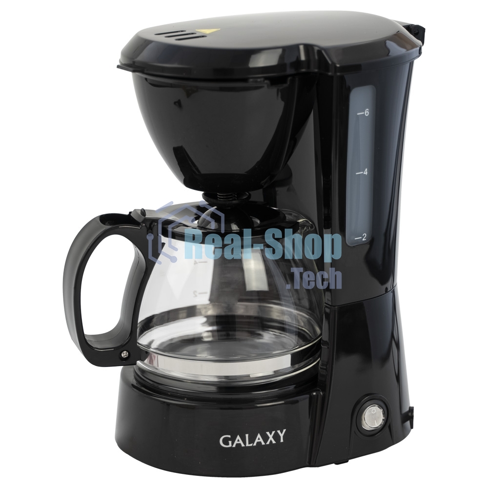 Кофеварка капельная Galaxy Line GL 0700 черный, исп. кофе - молотый, 0,75 л, 700 Вт.