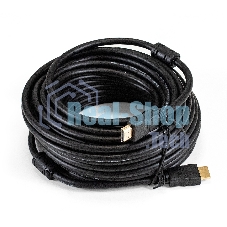 Кабель HDMI ExeGate EX-CC-HDMI-15.0F (19M/19M, 15м, v1.4b, ферритовые кольца, позолоченные контакты)