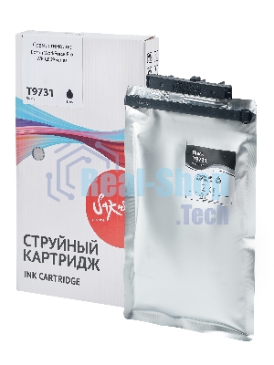 Контейнер с чернилами Sakura C13T973100 (T9731 BK) для Epson, черный, 22500 к.