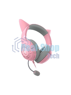 Гарнитура Razer Kraken Kitty V2 Quartz розовый, проводная, USB, подсветка