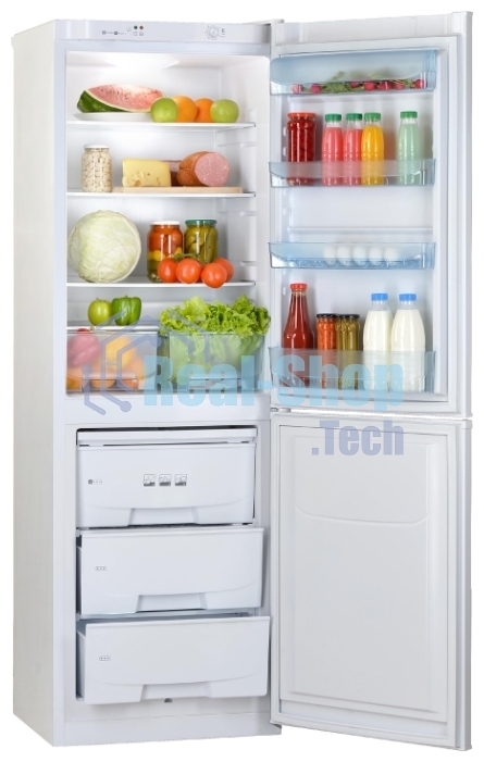 Холодильник Pozis RK-139 белый глянц. двухкамерный 188/97 л морозилка снизу