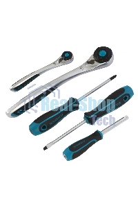 Набор инструментов Gross 14148 78 пред., 120 зубьев, CrV, 1/4, 1/2