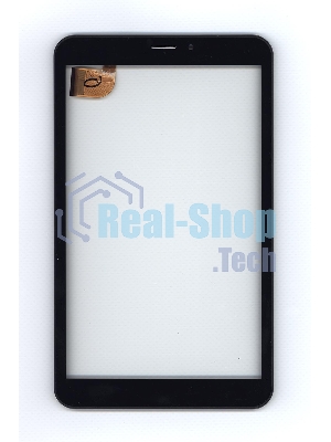 Сенсорное стекло (тачскрин) для Irbis TZ85, черное с рамкой