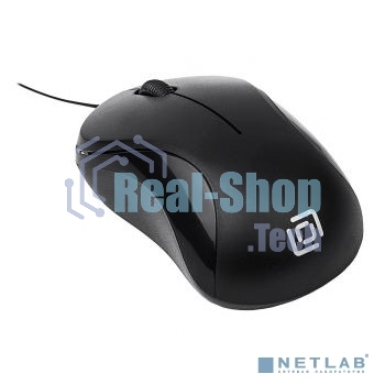 Мышь проводная Oklick 115SR черный, 1000 dpi, USB, кнопки - 3