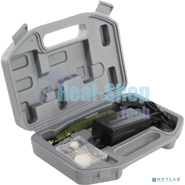 Дрель (гравер) Rexant 5000 - 18000 об/мин, 20 Вт, 26 насадок, блистер