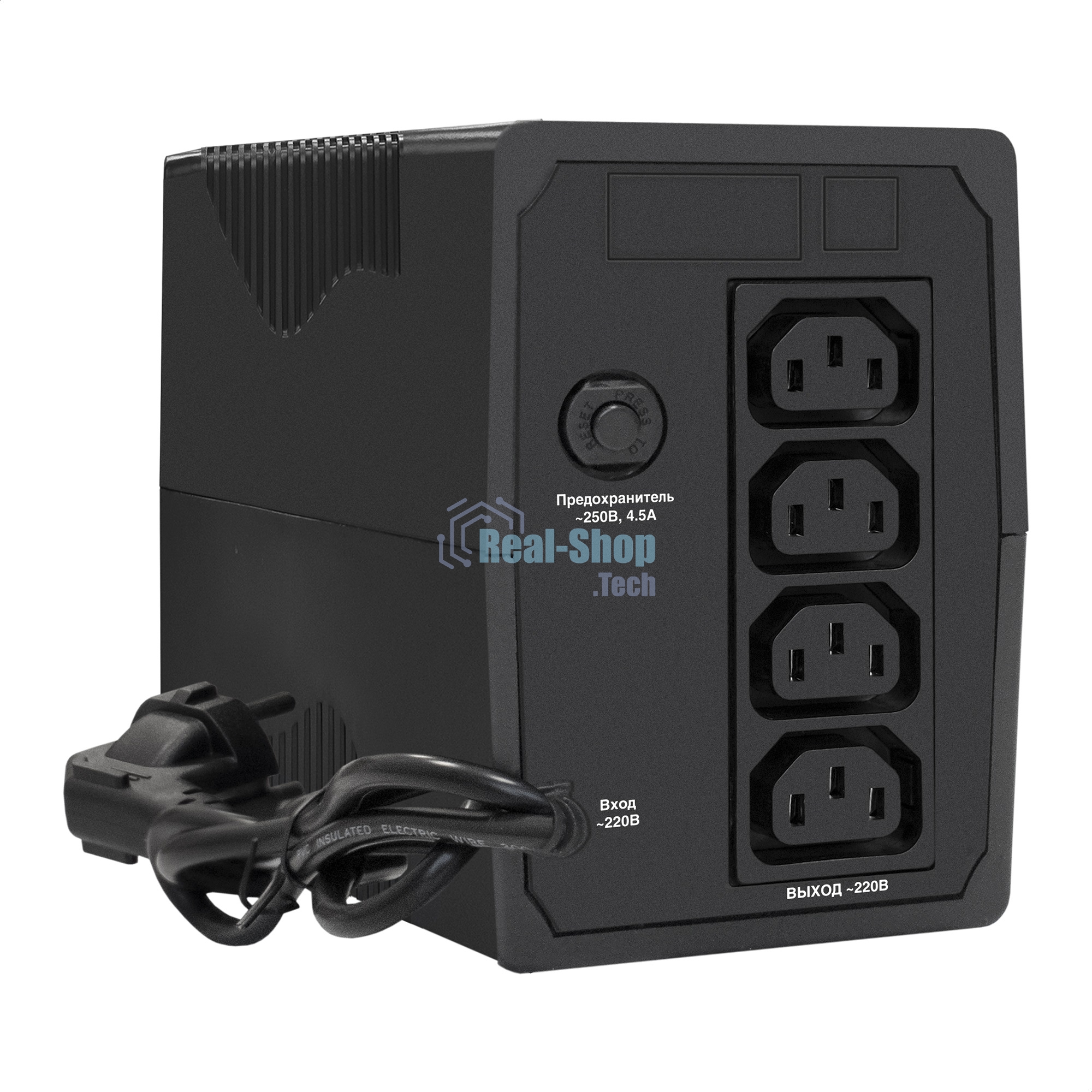 Источник бесперебойного питания ExeGate Power Smart ULB-650.LCD.AVR.4C13 650VA/360W, LCD, AVR, 4*C13, черный