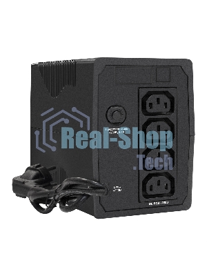 Источник бесперебойного питания ExeGate Power Smart ULB-650.LCD.AVR.4C13 650VA/360W, LCD, AVR, 4*C13, черный