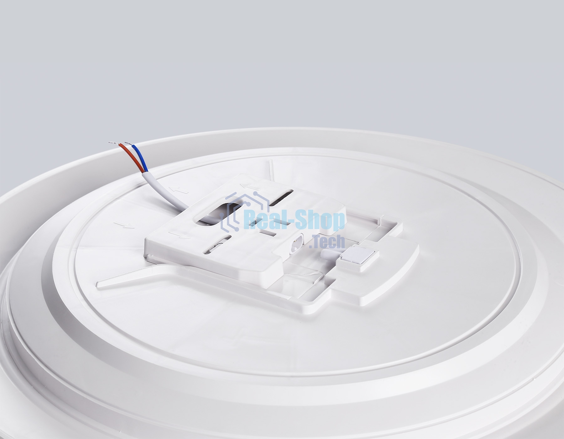 Музыкальный светодиодный светильник Ambrella light FZ720 WH белый IP20 52W 3000-6500K+RGB Music 450*65 (ПДУ ИК)