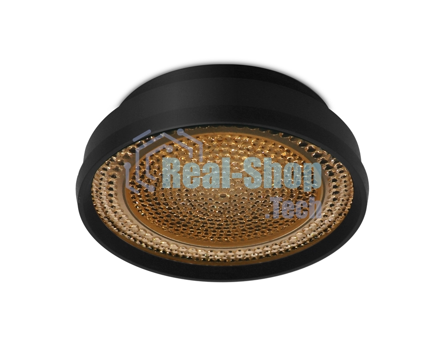 Светильник Ambrella light TN348 SBK/TI черный песок/янтарь GU5.3 D85*45