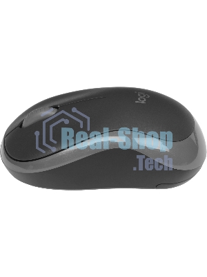 Мышь беспроводная Logitech M186 черный/серый, 1000 dpi, радиоканал, USB, кнопки - 3