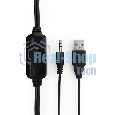 Акустическая система 2.0 Gembird SPK-405, пассив. излучатели, черный, 5 Вт, рег. громкости USB-питание