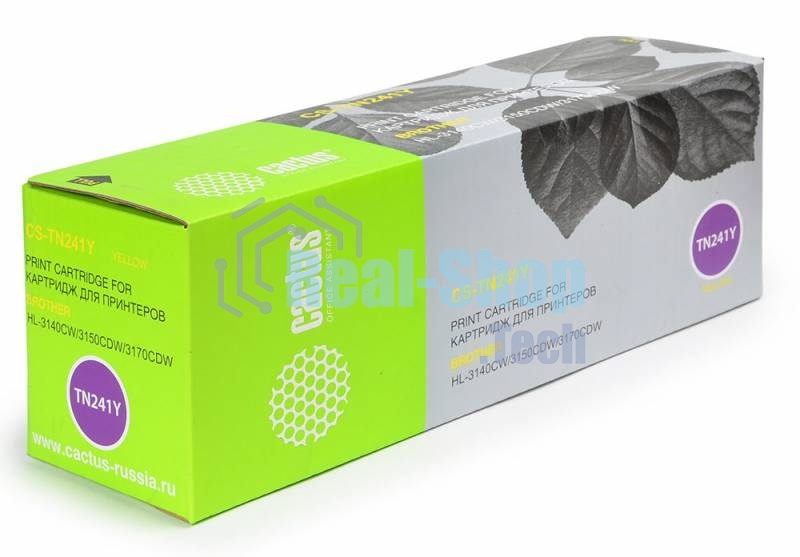 Картридж лазерный Cactus CS-TN241Y желтый (1400 стр.) для Brother HL-3170CDW