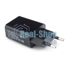 Сетевое зарядное устройство Cablexpert MP3A-PC-25 100/220V - 5V USB 1 порт, 2A, черный