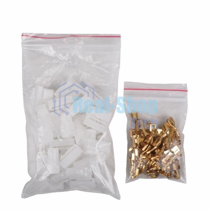 Клемма плоская Rexant гнездо 6.3 мм 1-1.5 мм² (РП-м 1.5-(6.3)) + колодка