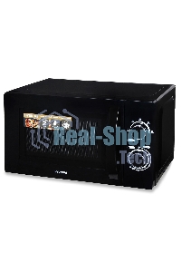 Микроволновая печь Hyundai HYM-M2063 черный, 20 л, 700 Вт, переключатели - поворотный механизм