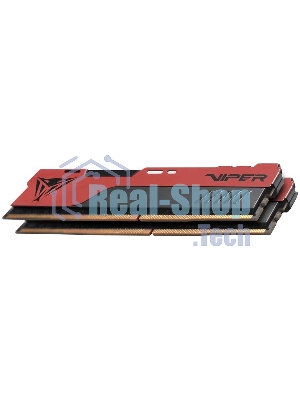 Оперативная память Patriot Viper Elite II, DDR4, 16GB (2x8 GB), 3200 MHz, CL18, DIMM, радиатор, красный, черный