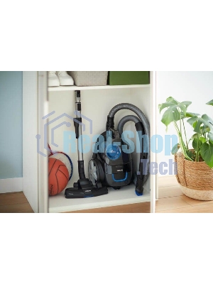 Пылесос Philips FC9331/09 черный/синий, 237/900 Вт, уборка сухая, пылесборник контейнер 1.5 л
