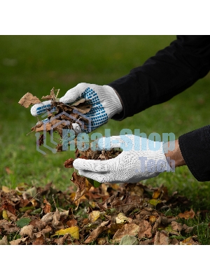 Перчатки трикотажные, с ПВХ Протектор, 32 г, 10 класс, 10 пар/уп
