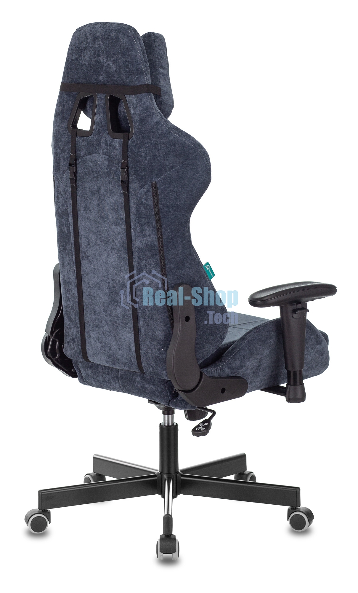 Кресло игровое Бюрократ VIKING KNIGHT LT27 FABRIC синий крестовина металл/пластик