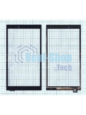 Сенсорное стекло (тачскрин) для HTC One E9+, черное