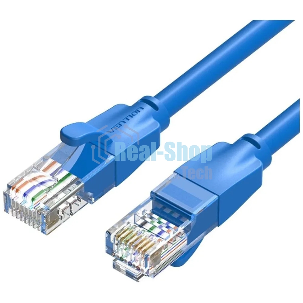 Патч-корд Vention прямой UTP cat.6, RJ45 - 5м. синий