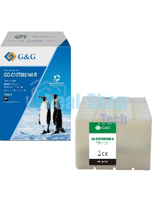 Картридж струйный G&G GG-C13T865140-R T8651 черный (200мл) для Epson WF Pro WF-M5690DWF/M5190DW