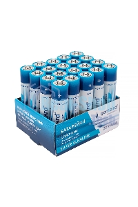 Батарейки щелочные/алкалиновые Gembird Gb-LR03-20B, тип AAA, 20шт, коробка
