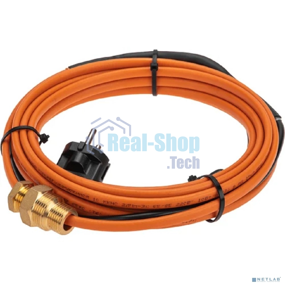 Кабель греющий саморегулирующийся 10 ККНС 2ЛПп-ЭЛ 65/85, в трубу, 6м/60Вт PROconnect