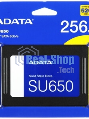 Накопитель SSD ADATA SU650, 256Gb, SATA III, 2.5