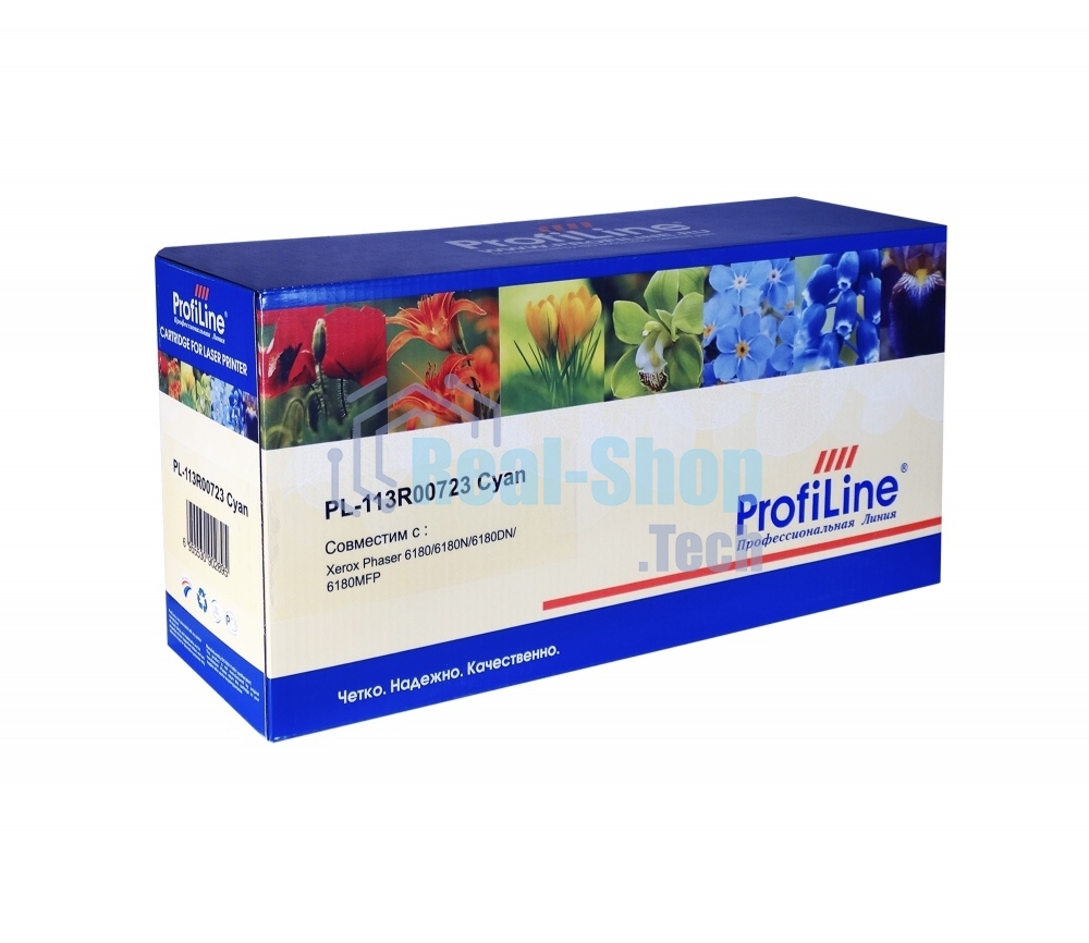 Картридж лазерный ProfiLine PL-113R00723 для принтеров Rank Xerox Phaser 6180/6180N/6180DN/6180MFP Cyan 6000 копий