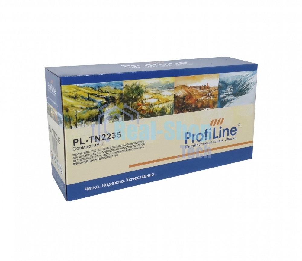 Картридж ProfiLine PL-TN-2235 для принтеров Brother HL-2130/2130R/2132/2132R/2135W/2220/2230/2240/2242D/2250/2270DW/2280DW/MFC-7360/7360N/7460DN/7860DW/DCP-7055/7055R/7055WR/7057/7057R/7060D/7060DR/7065DN/7070D/FAX-2840/2845R/2940 1200 копий