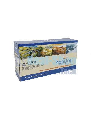 Картридж ProfiLine PL-TN-2235 для принтеров Brother HL-2130/2130R/2132/2132R/2135W/2220/2230/2240/2242D/2250/2270DW/2280DW/MFC-7360/7360N/7460DN/7860DW/DCP-7055/7055R/7055WR/7057/7057R/7060D/7060DR/7065DN/7070D/FAX-2840/2845R/2940 1200 копий