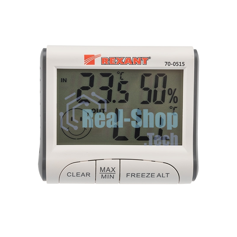 Метеостанции Rexant 70-0515 Термогигрометр комнатно-уличный
