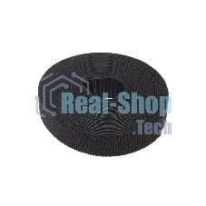 Лента-липучка многоразовая Rexant 5 м х 20 мм, черная (1 шт.)