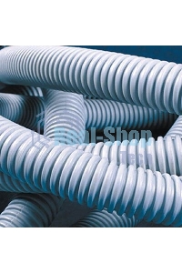 Труба гофрированная ПВХ DKC d20 мм с протяж. сер. (уп. 100 м)