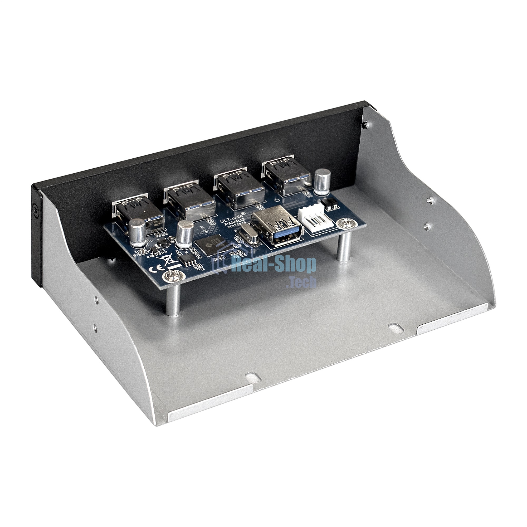 Планка USB на переднюю панель ExeGate EX289290RUS U5H-625, 5,25