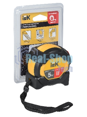 Рулетка измерительная Professional 5м IEK TIR10-3-005
