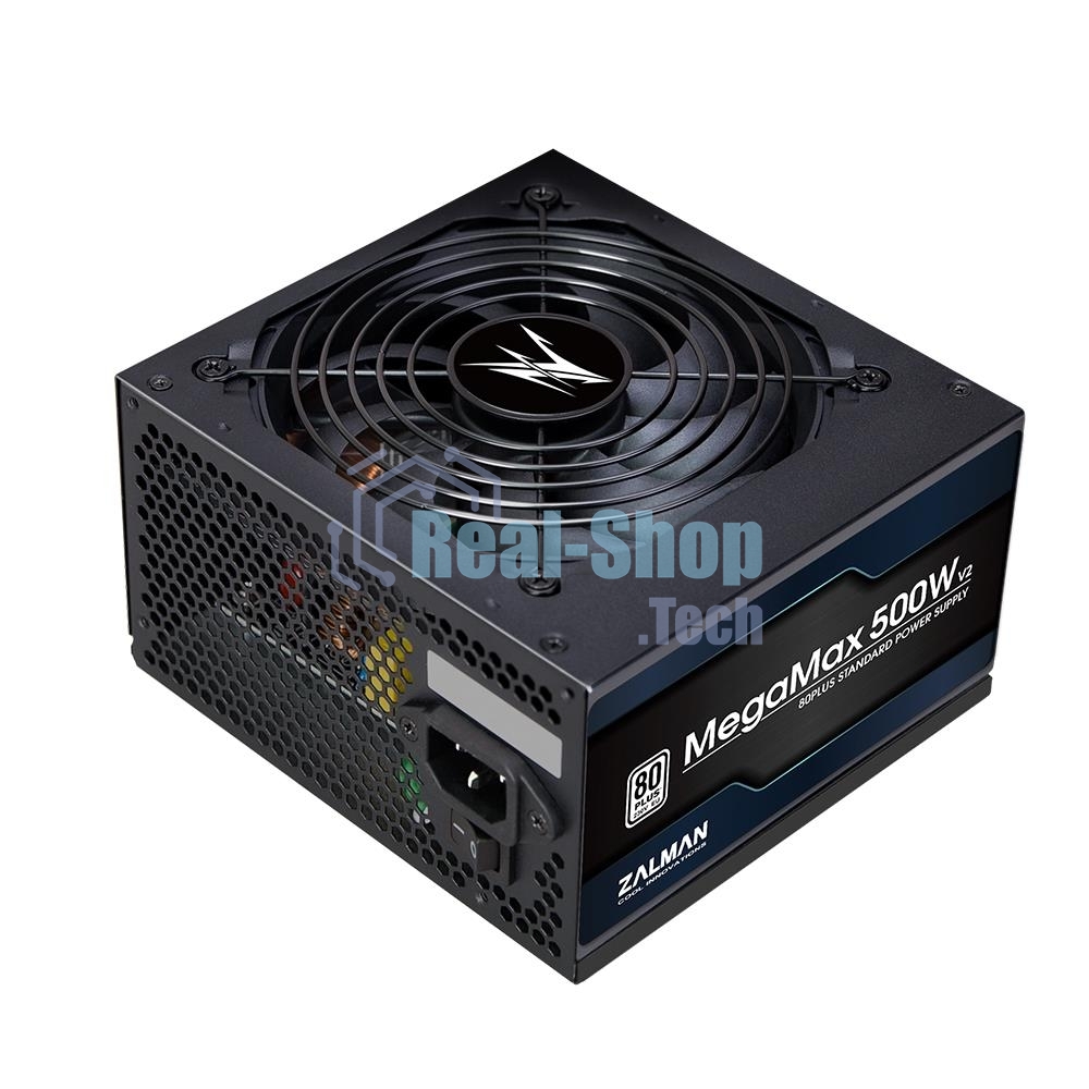 Блок питания Zalman ZM500-TXII V2 retail, 500Вт, 80 PLUS, 120мм, черный