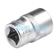 Головка торцевая Stels 19 мм, 12-гранная, CrV, под квадрат 1/2