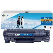Картридж лазерный G&G GG-CB436A черный (2000 стр.) для HP LJ P1505/M1120/M1522
