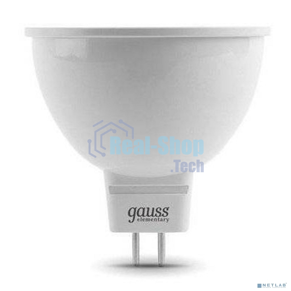 Лампа cветодиодная Gauss LED Elementary 13516MR16 GU5.3 5.5W 2700К1/10/100