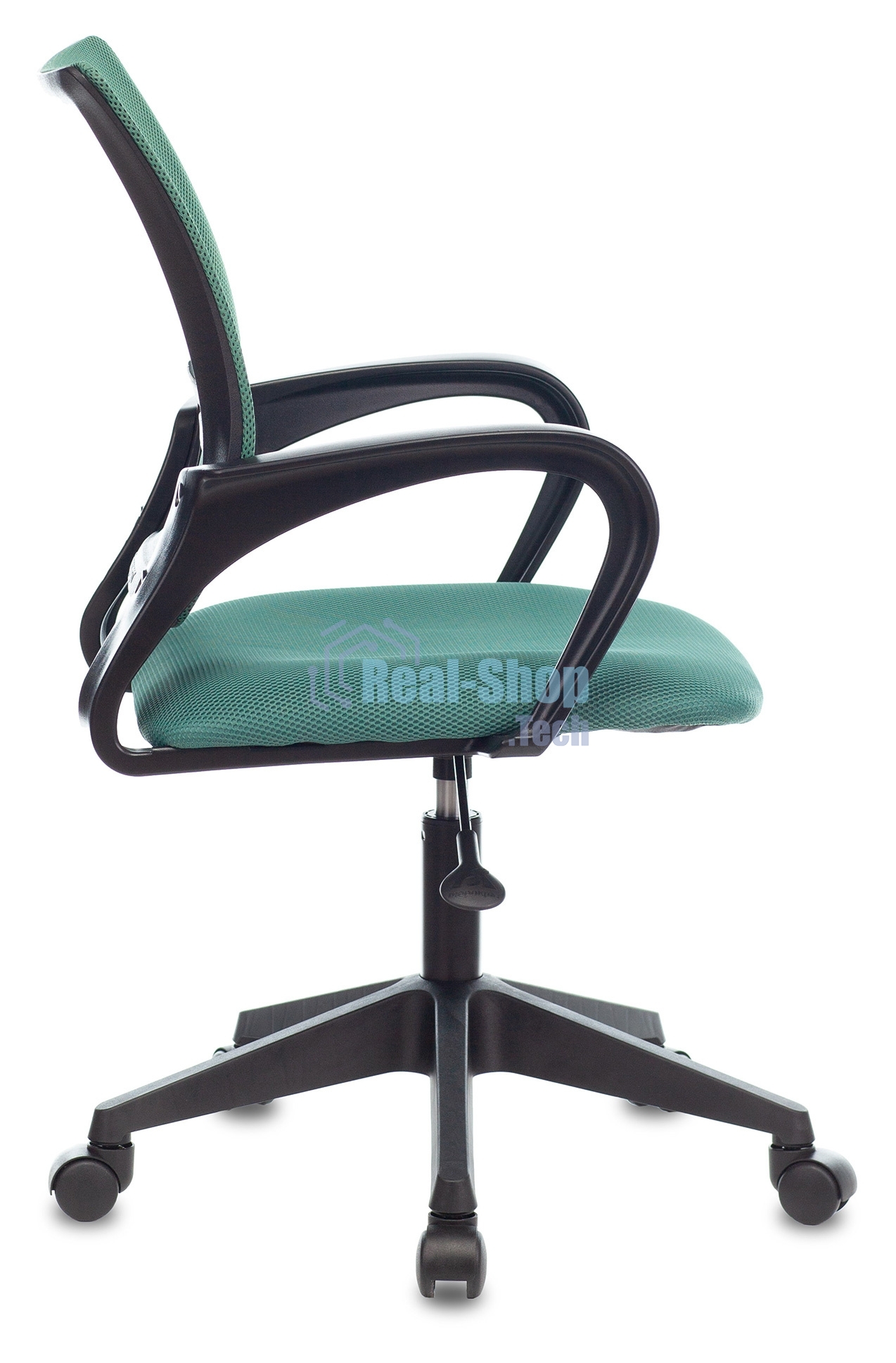 Кресло компьютерное Бюрократ CH-695NLT TW-03 TW-30 зеленый, сетка/ткань, крестовина пластик