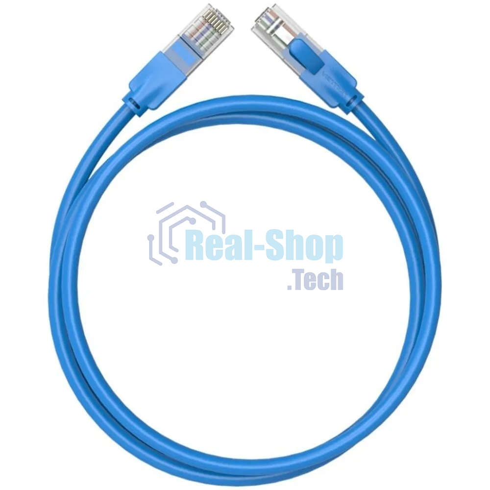 Патч-корд Vention прямой UTP cat.6, RJ45 - 5м. синий